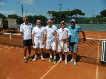 GLI OVER 70 TERZI AI CAMPIONATI ITALIANI A  SQUADRE