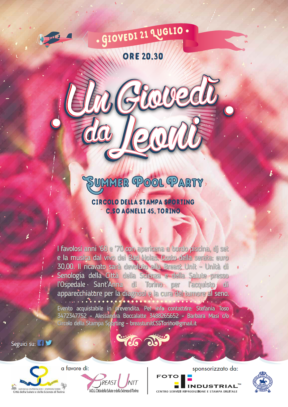 "UN GIOVEDI' DA LEONI" PER BREAST UNIT