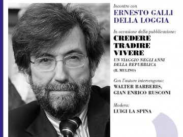 Palazzo Ceriana Mayneri 9 marzo: Presentazione del libro “Credere Tradire Vivere” di Ernesto Galli Della Loggia