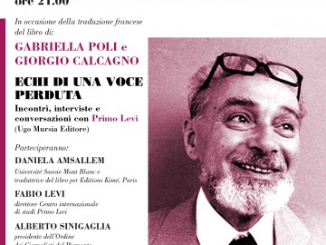 Palazzo Ceriana Mayneri 28 marzo: Anniversario Primo Levi