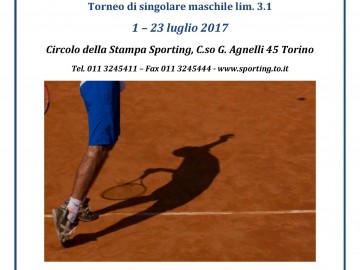 Torneo singolare maschile 3.1