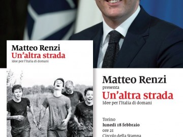 Matteo Renzi a Palazzo Ceriana Mayneri lunedì 18 febbraio