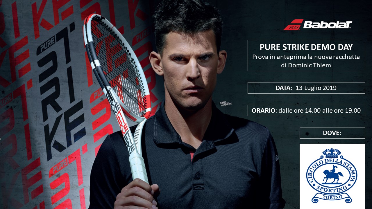 GIORNATA BABOLAT: PROVA LA PURE STRIKE DI THIEM!