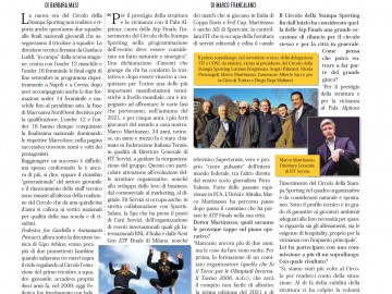 CIRCOLO DELLA STAMPA SPORTING settembre 2019