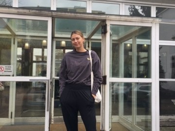 MARIA SHARAPOVA AL CIRCOLO DELLA STAMPA SPORTING