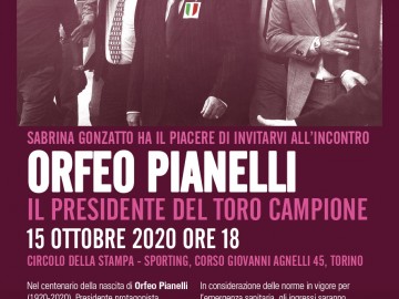 Allo Sporting: “RICORDO DI ORFEO PIANELLI” giovedì 15 ottobre