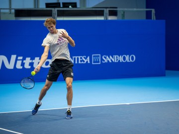 NITTO ATP FINALS, MEDVEDEV E ZVEREV AL TRAINING CENTER