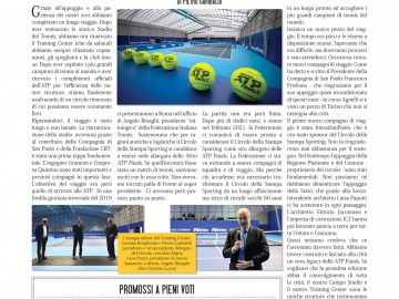 CIRCOLO DELLA STAMPA SPORTING ASD, dicembre 2021