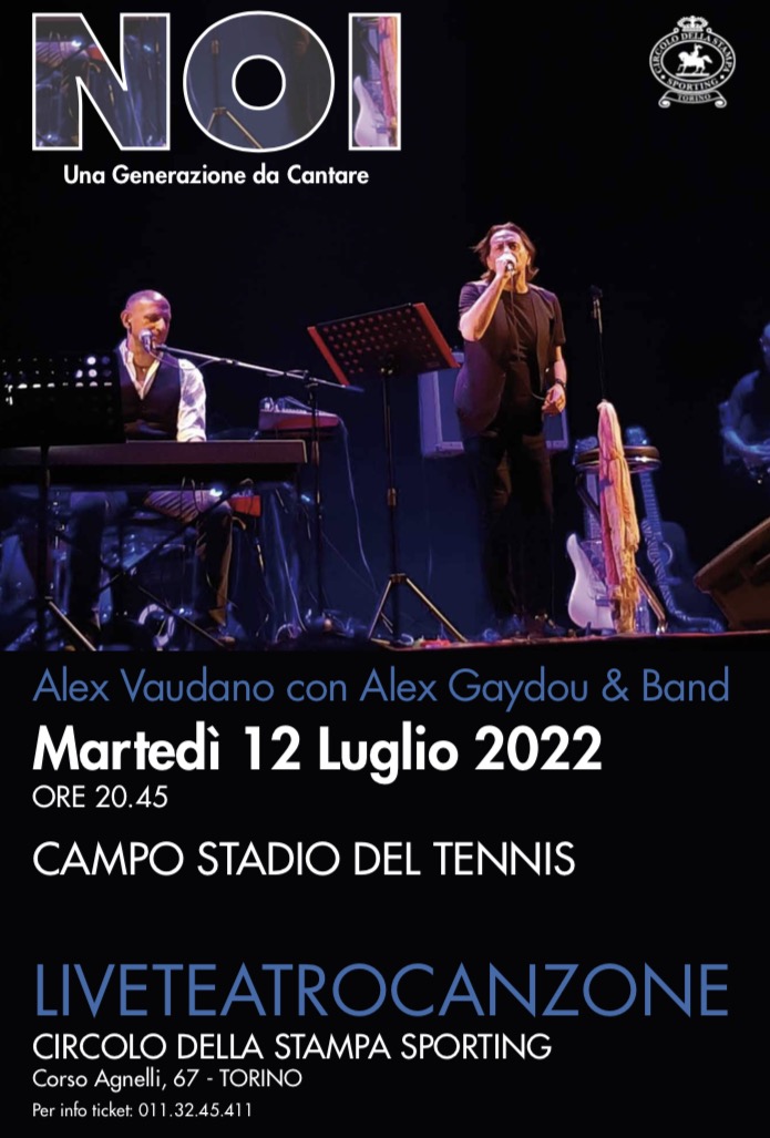 ALEX VAUDANO IN CONCERTO AL CAMPO STADIO