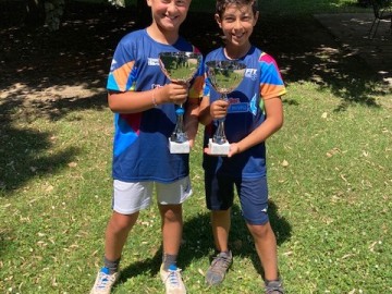 TENNIS TROPHY FITP KINDER, FANFANI, TRIPODI E DRAETTA SUL PODIO