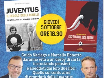 GIOVEDI’ 5 OTTOBRE: IL DERBY GIORNALISTICO JUVENTUS – TORINO