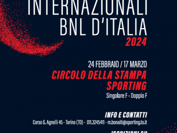 PREQUALIFICAZIONI INTERNAZIONALI BNL D’ITALIA, TORNEO OPEN FEMMINILE