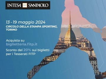 TORNA IL PIEMONTE OPEN INTESA SANPAOLO CON IL GRANDE TENNIS INTERNAZIONALE