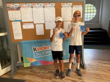 GRANDE, TRIPODI, MILANO E CORDERO DI VONZO SUL PODIO DEL TROPHY FITP KINDER