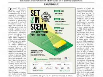 CIRCOLO DELLA STAMPA SPORTING, settembre 2025
