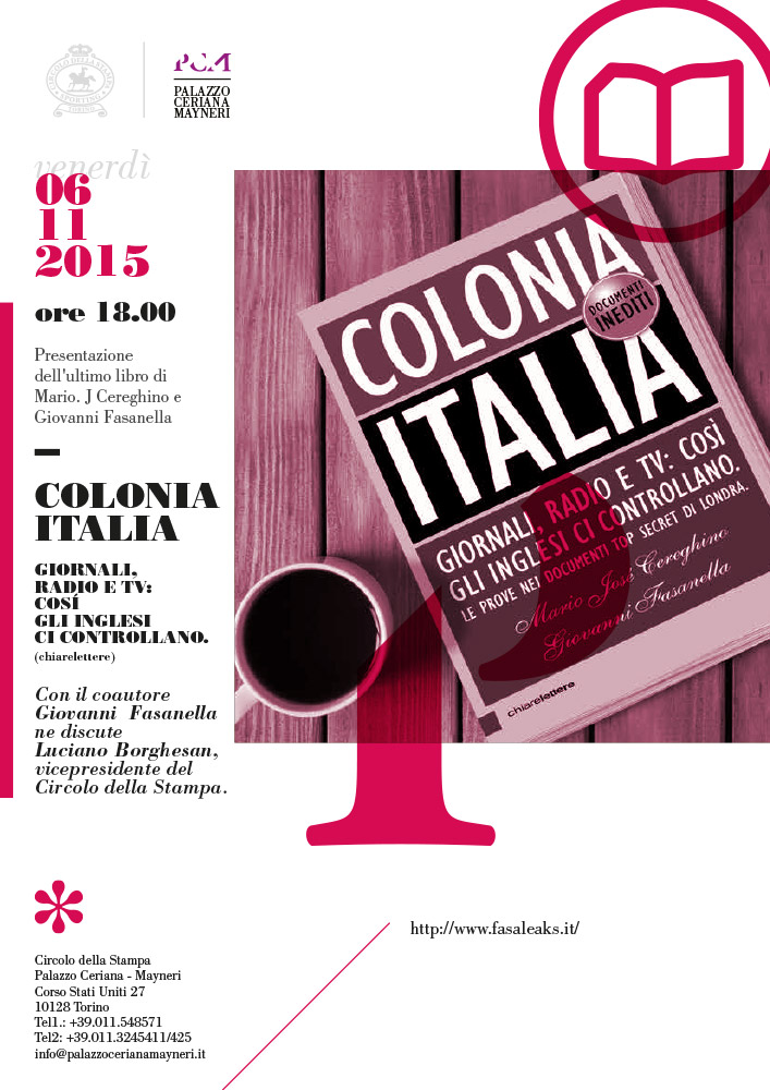 "COLONIA ITALIA": ECCO COME GLI INGLESI CI CONTROLLANO