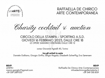 CHARITY COCKTAIL & AUCTION: L’ARTE IN AIUTO ALLA TERAPIA DELLE EMOPATIE