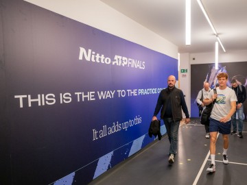 NITTO ATP FINALS: SINNER, AUGER-ALIASSIME, VAVASSORI E BOLELLI: POKER SUL TRAINING CENTER